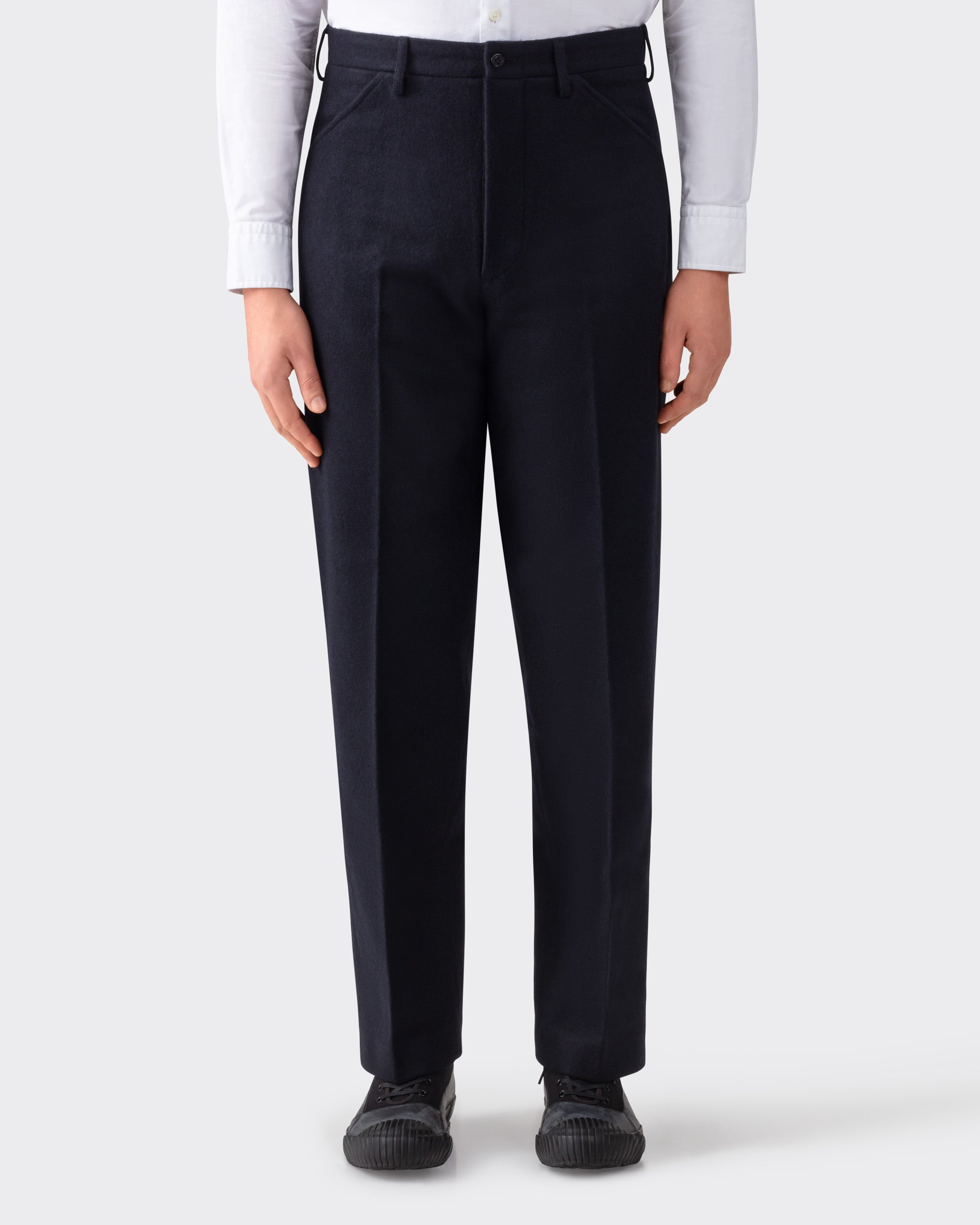 Big Yank 1943 Melton Wool Trousers US Navy WWII | Beige Habilleur