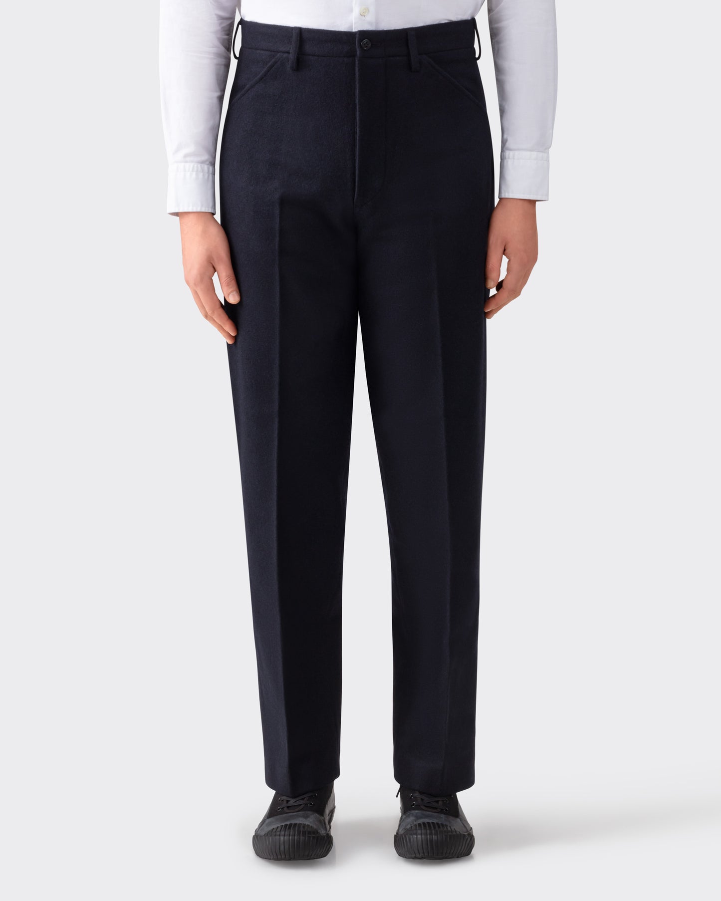 Pantalon Laine Melton 1943 : Marine Foncé