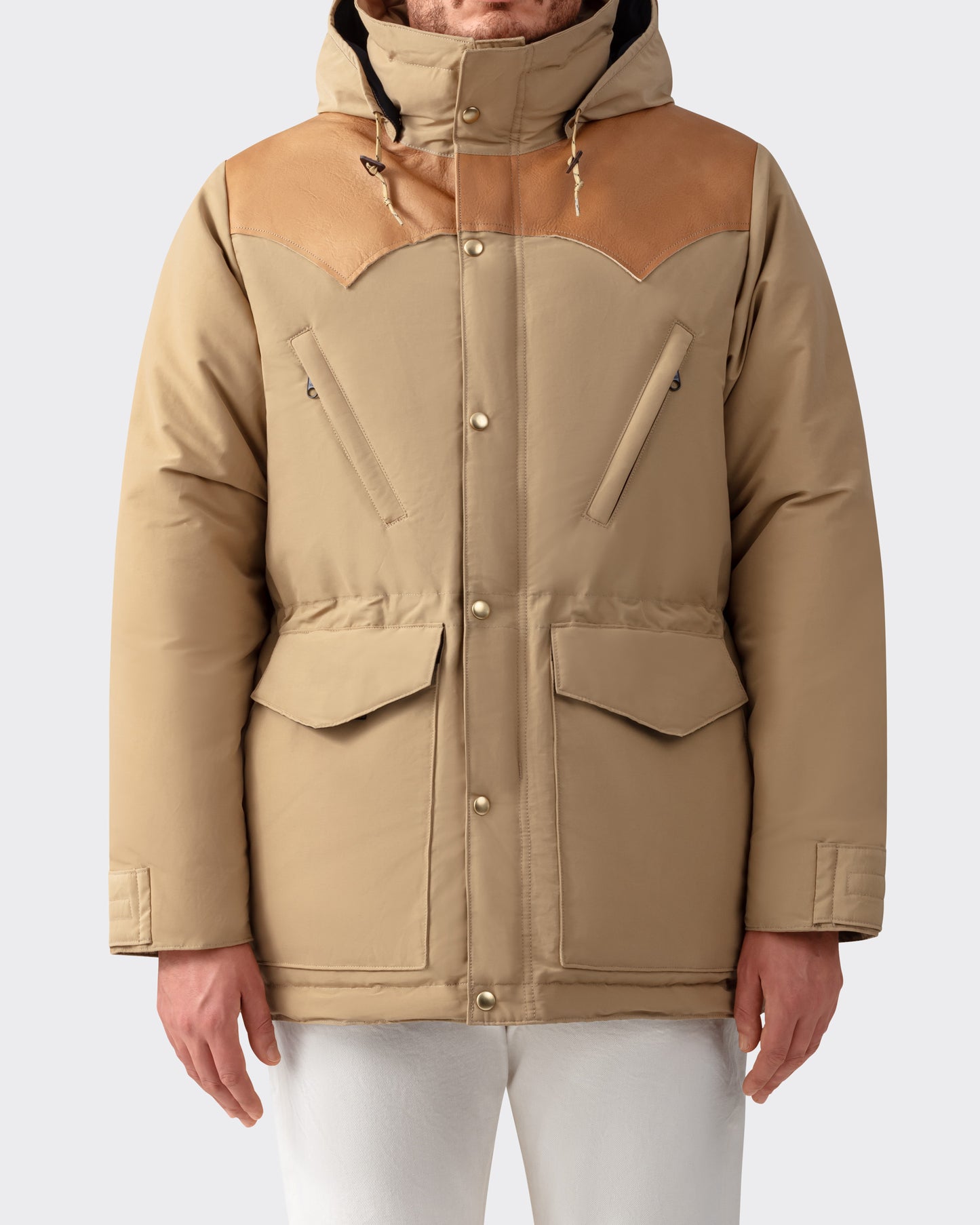 Down Mountain Parka : Beige