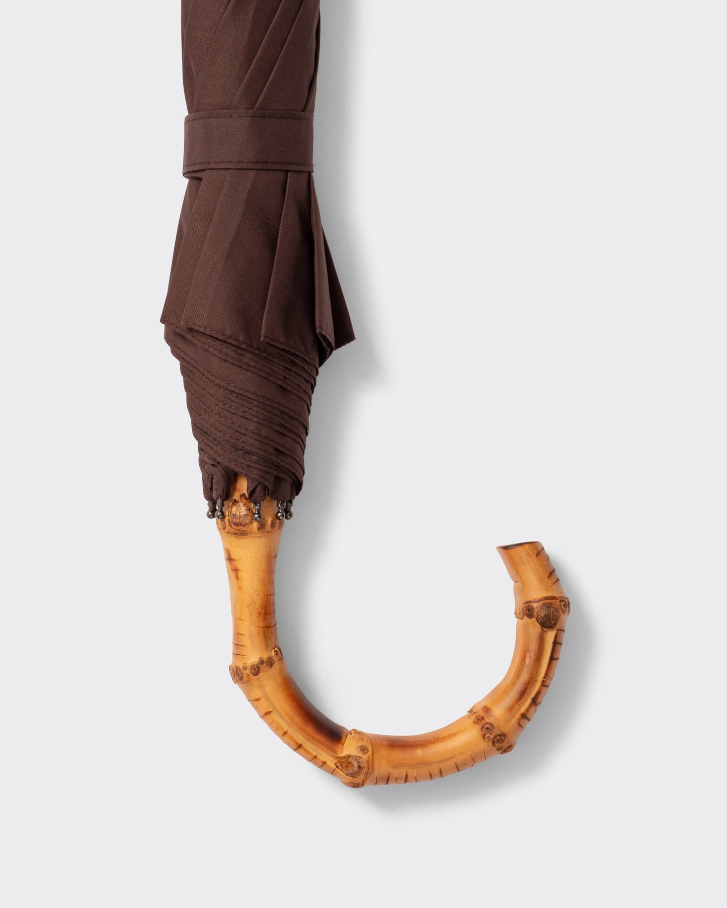 Whangee Telescopic Umbrella : Brown