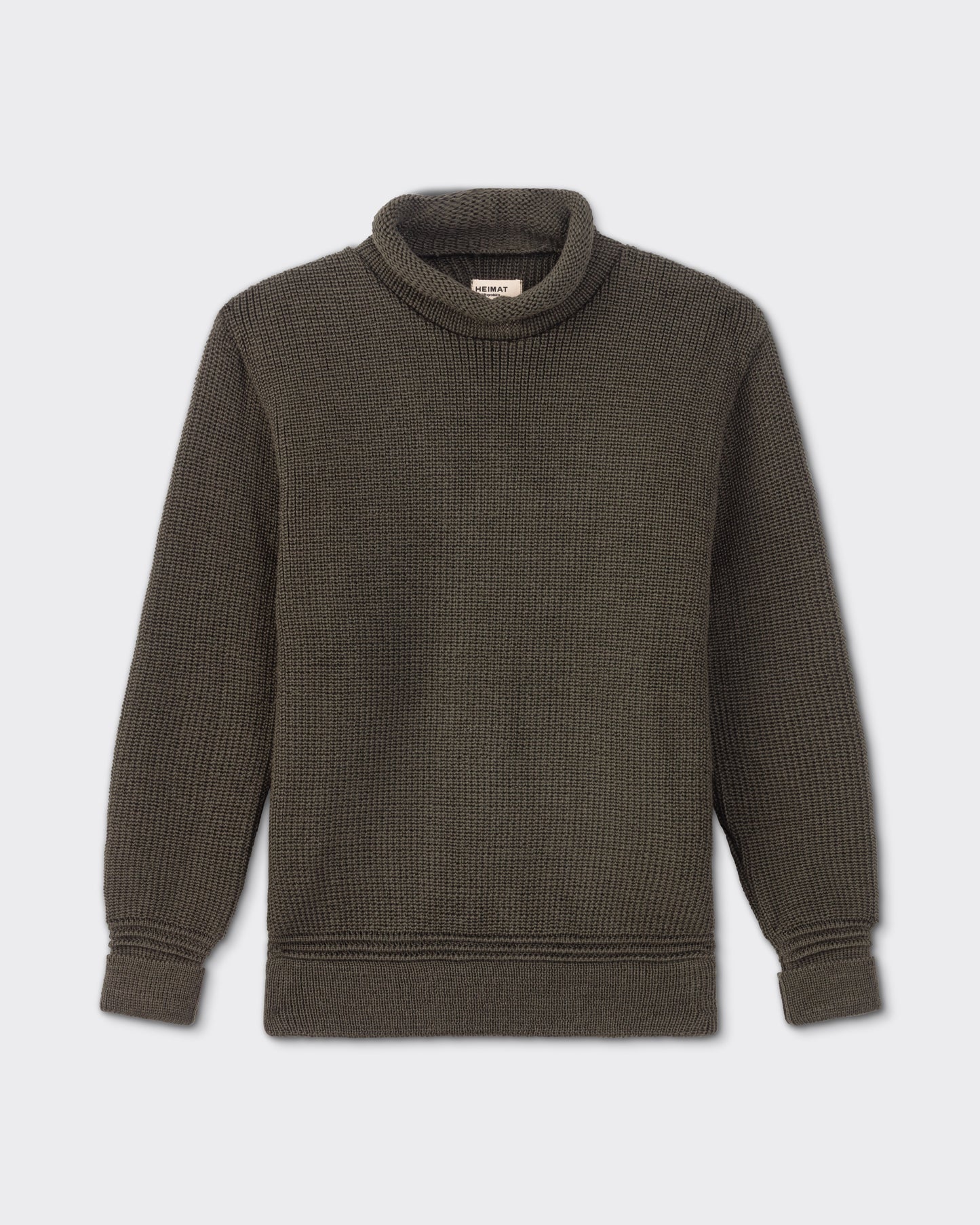 Mini Roll Neck Sweater : Military Green