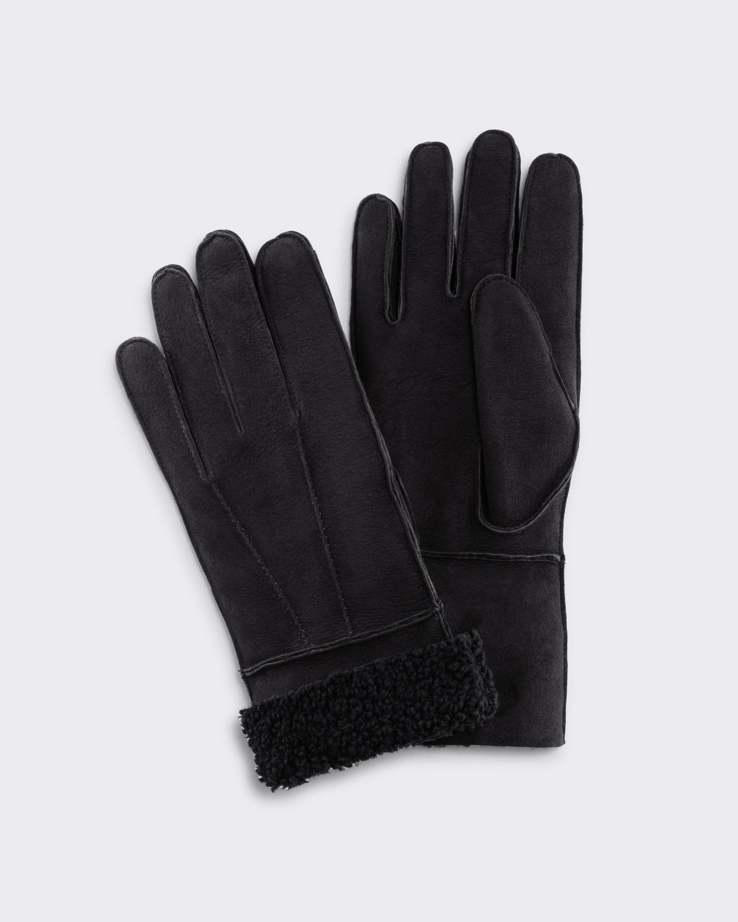 Gants Shearling : Noir