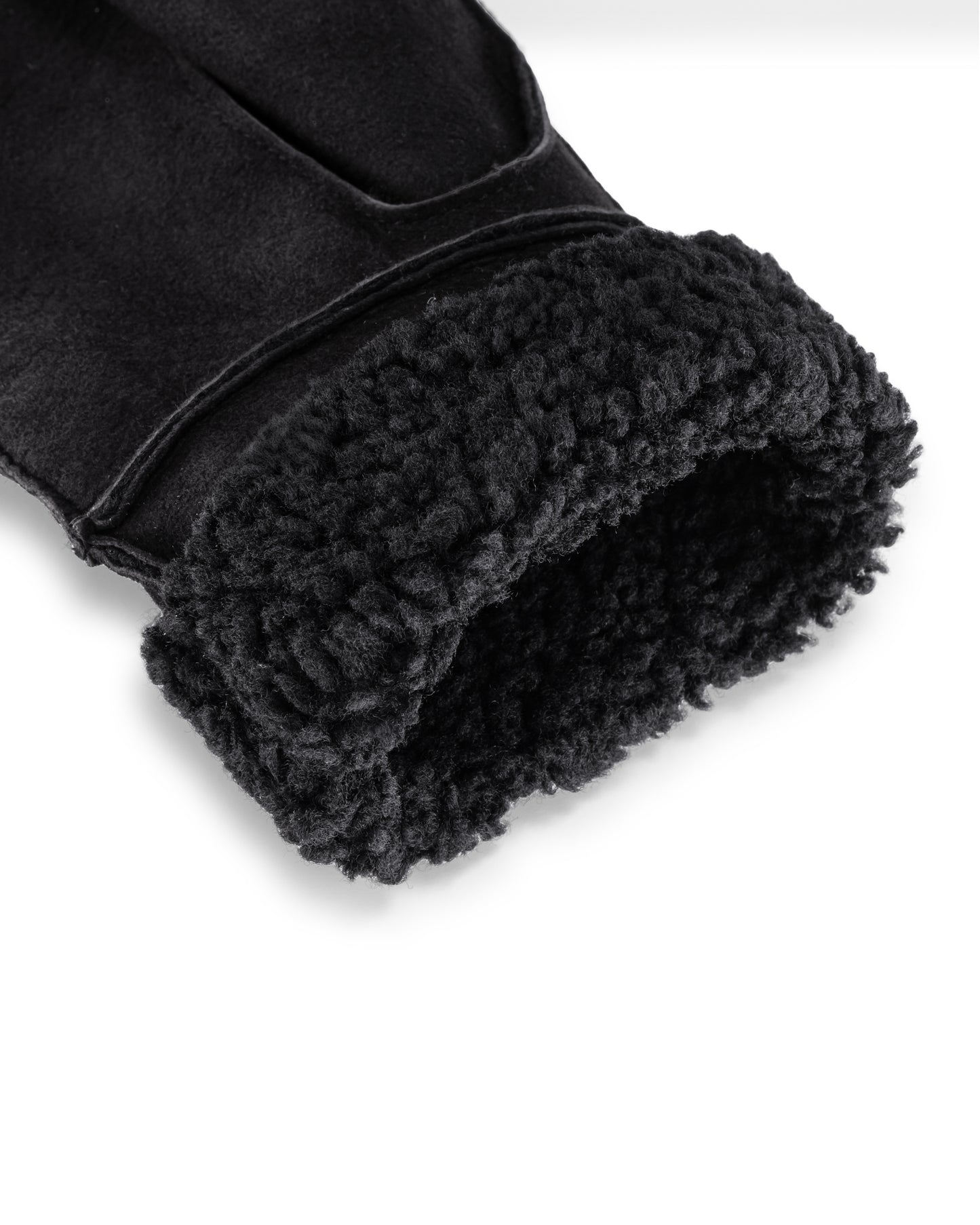 Gants Shearling : Noir