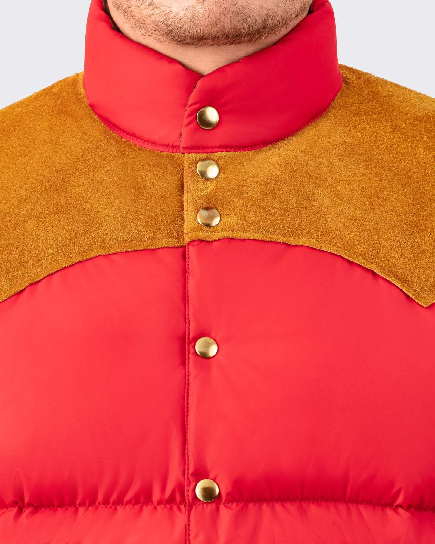 Down Jacket : Red
