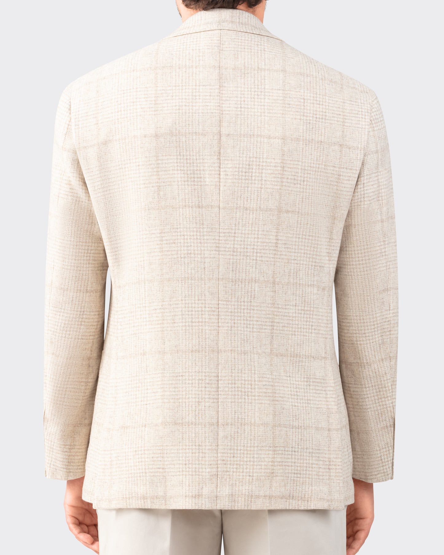 Glencheck “Balloon” Jacket : Ecru
