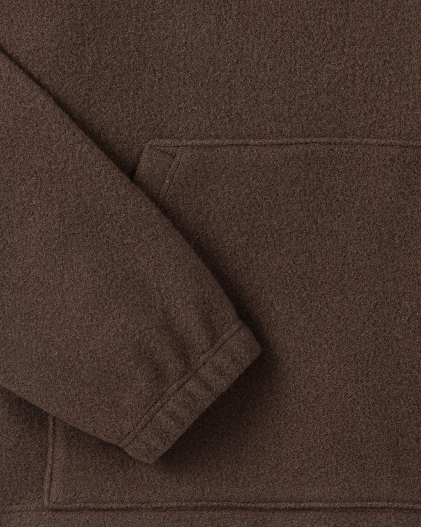 Hooded Wool Fleece : Castoro