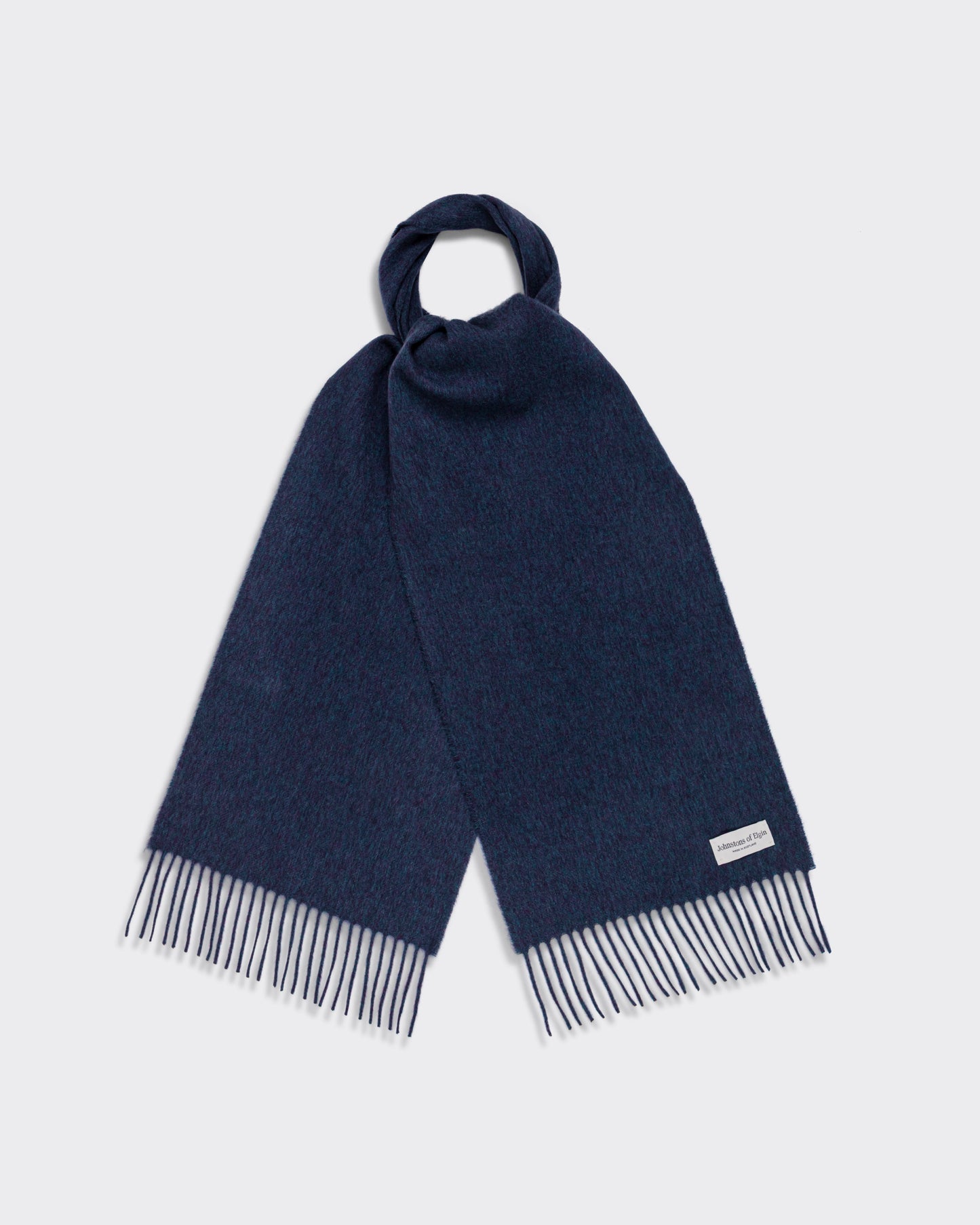 Cashmere Scarf : Heather Navy