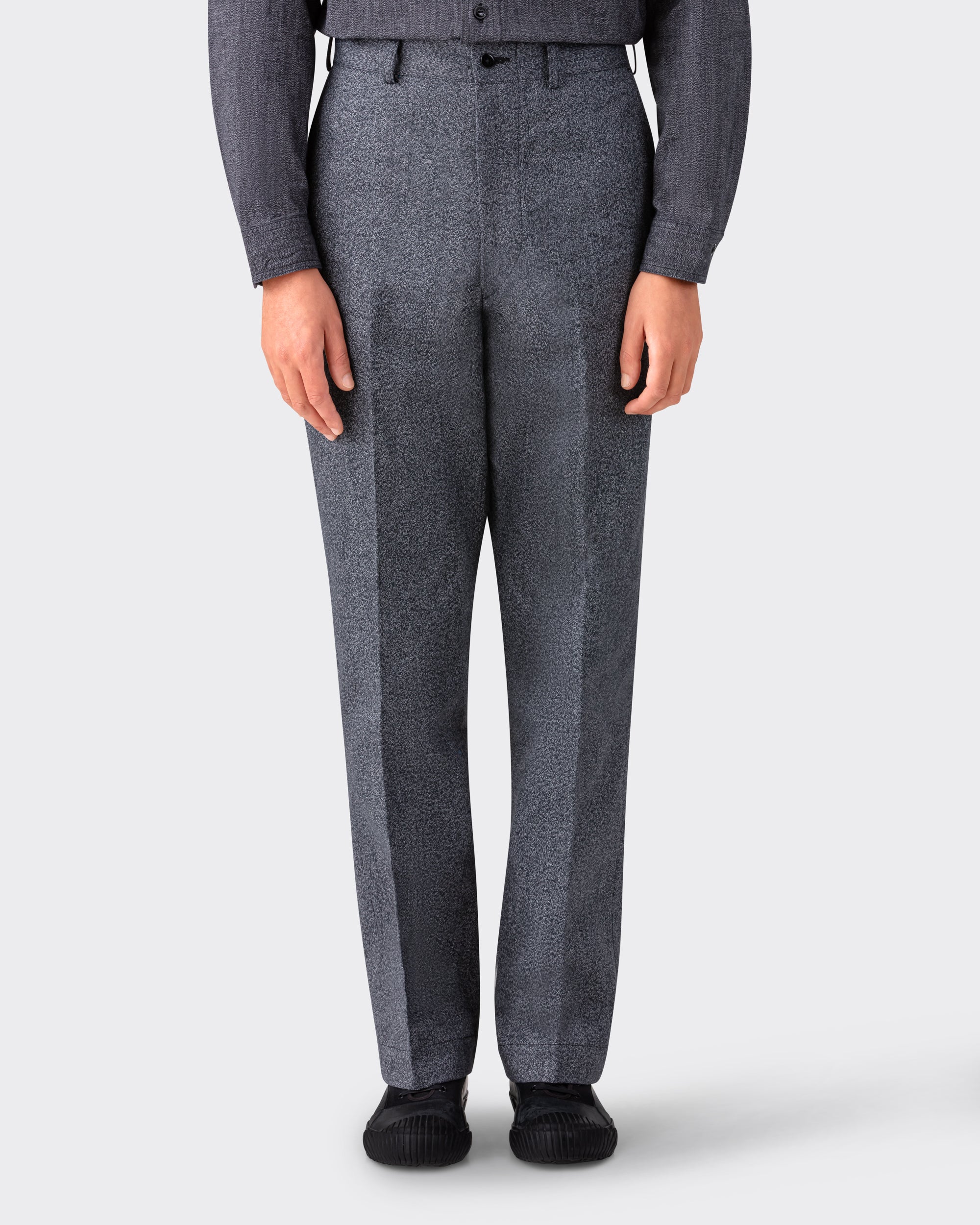 Big Yank 1963 Salt & Pepper Chambray Trousers | Paris – Beige