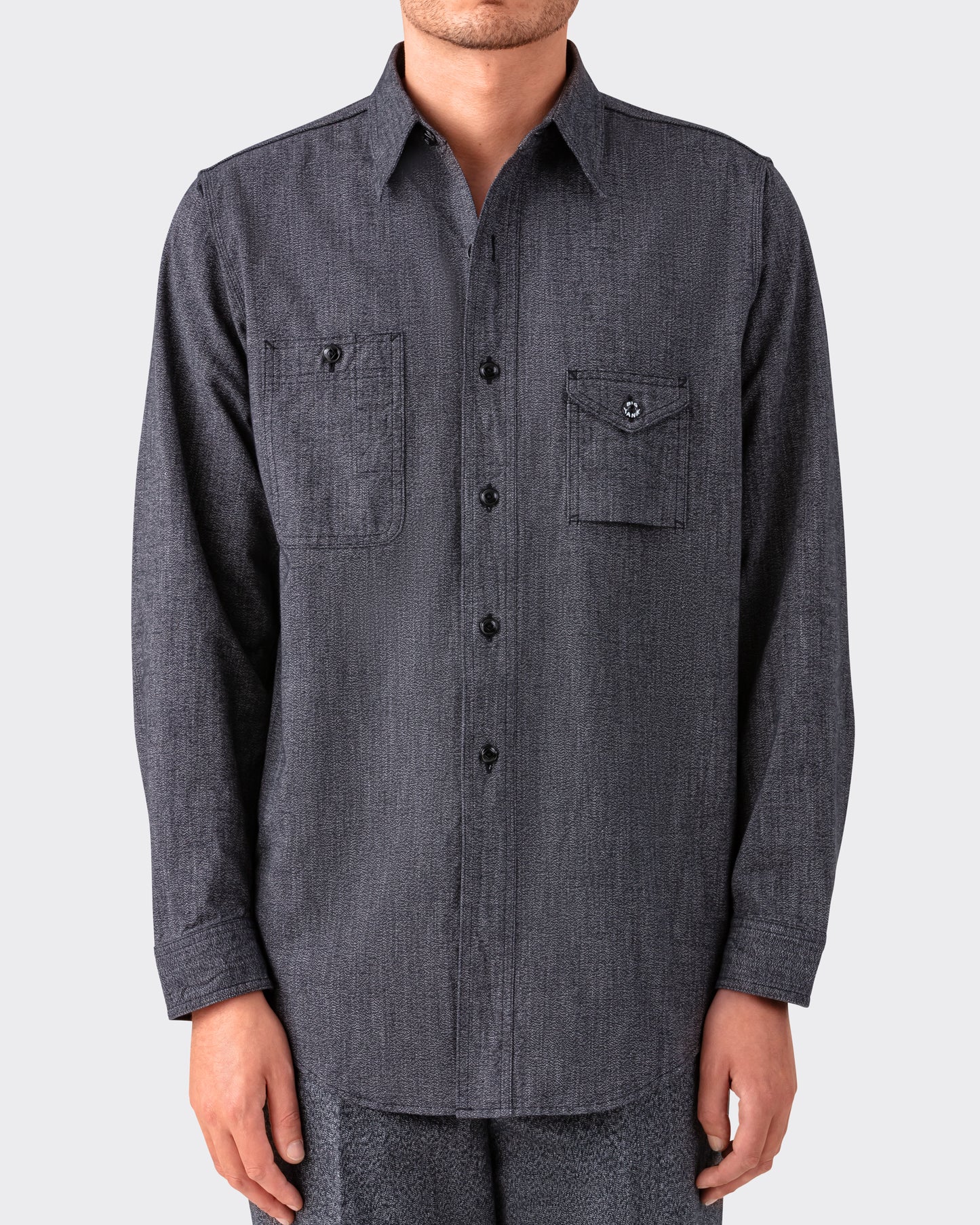 1935 Chambray Shirt : Black