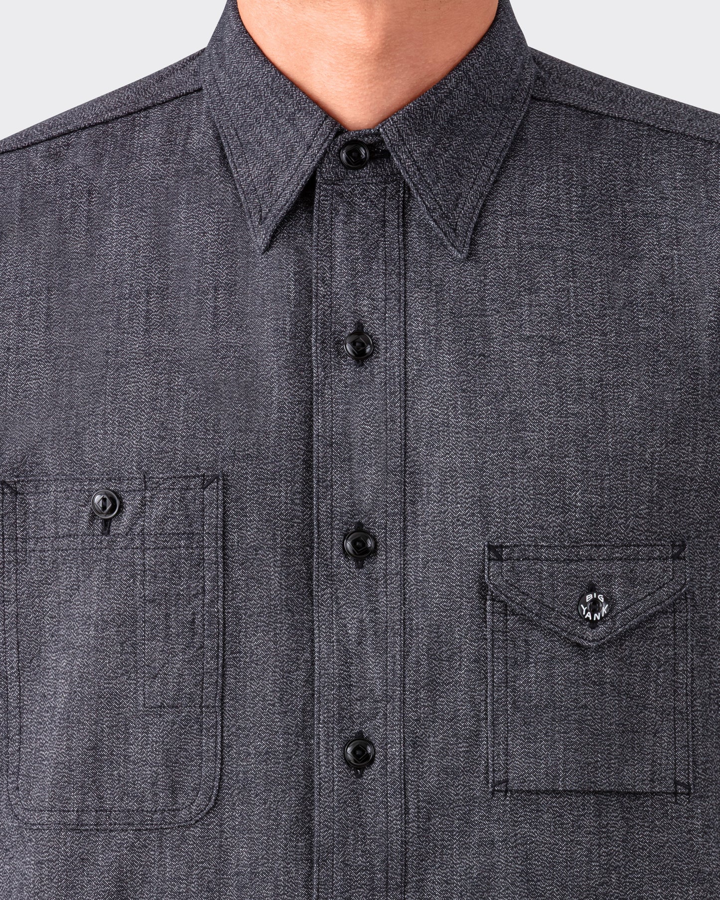 1935 Chambray Shirt : Black