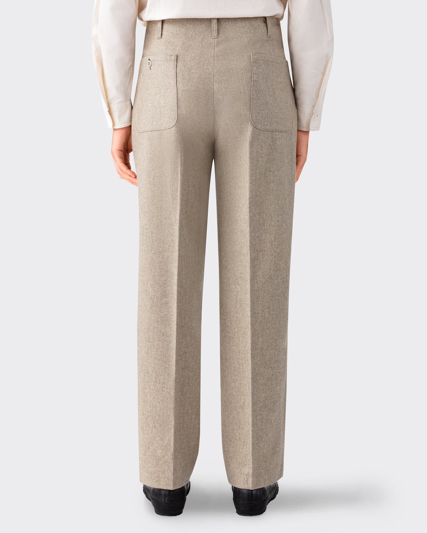 C1950 Peg Top Trousers : Sage