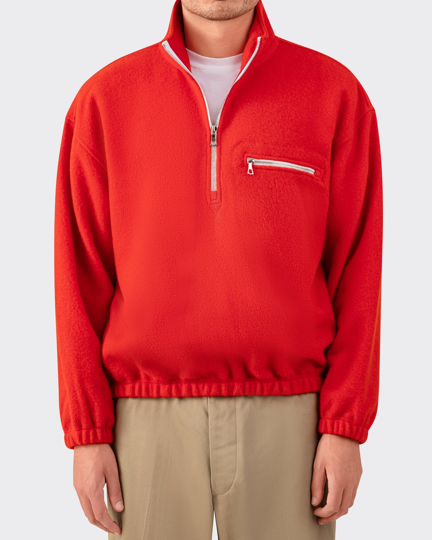 Polaire en Laine : Orange