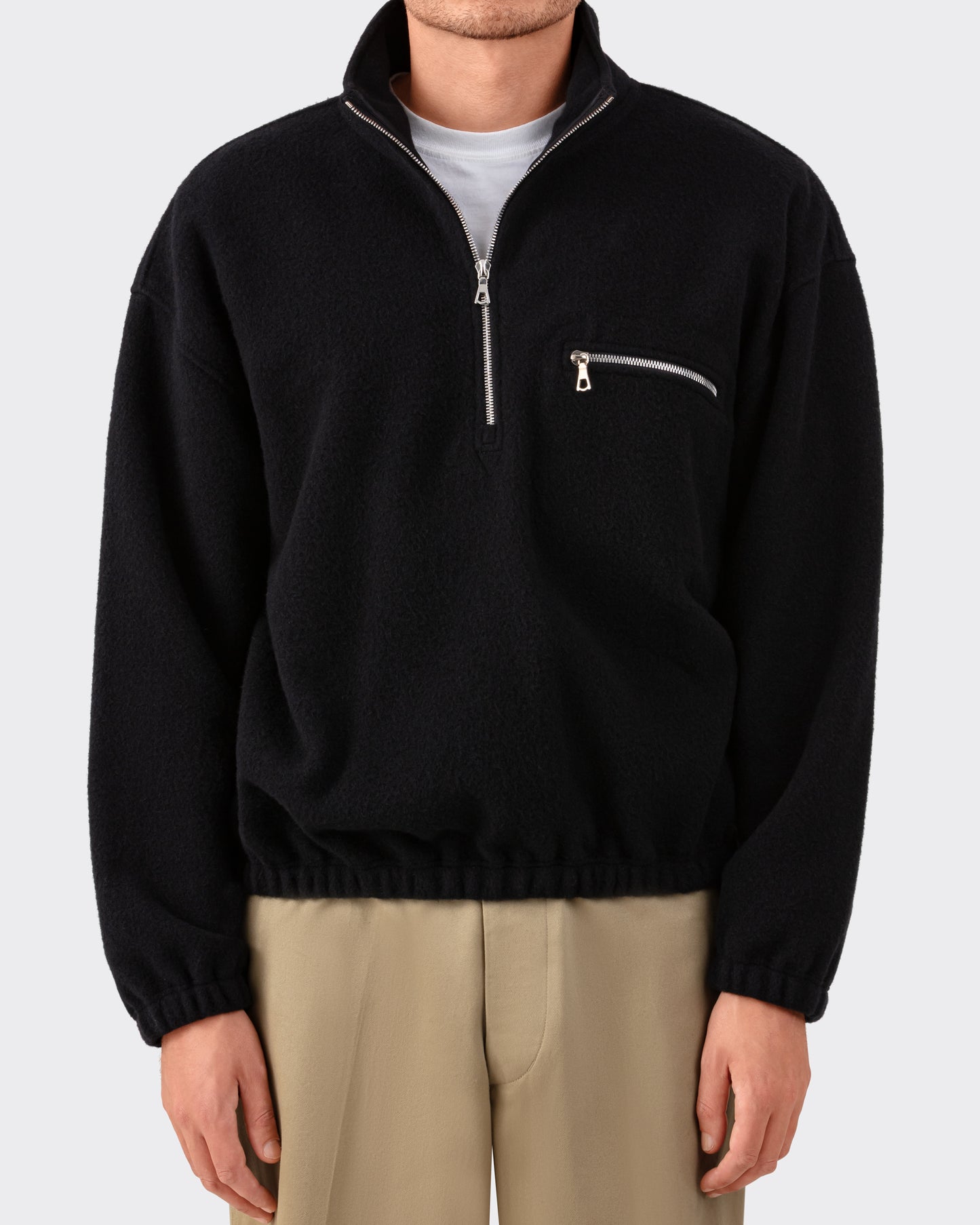 Wool Fleece : Black