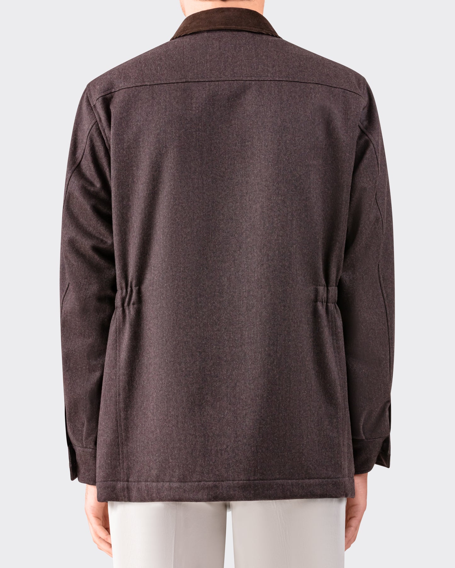 "BIRKS" Wool Sports Jacket : Brown