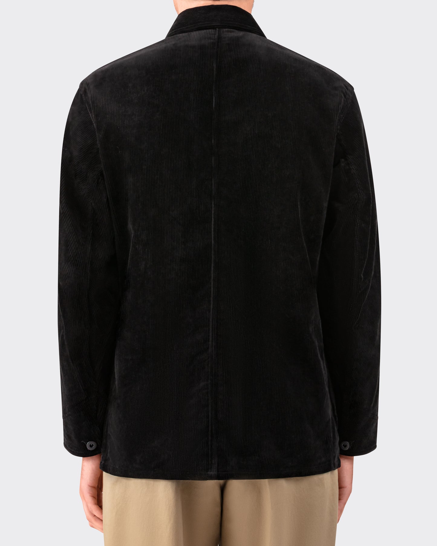 “JACKSON” Corduroy Jacket : Black