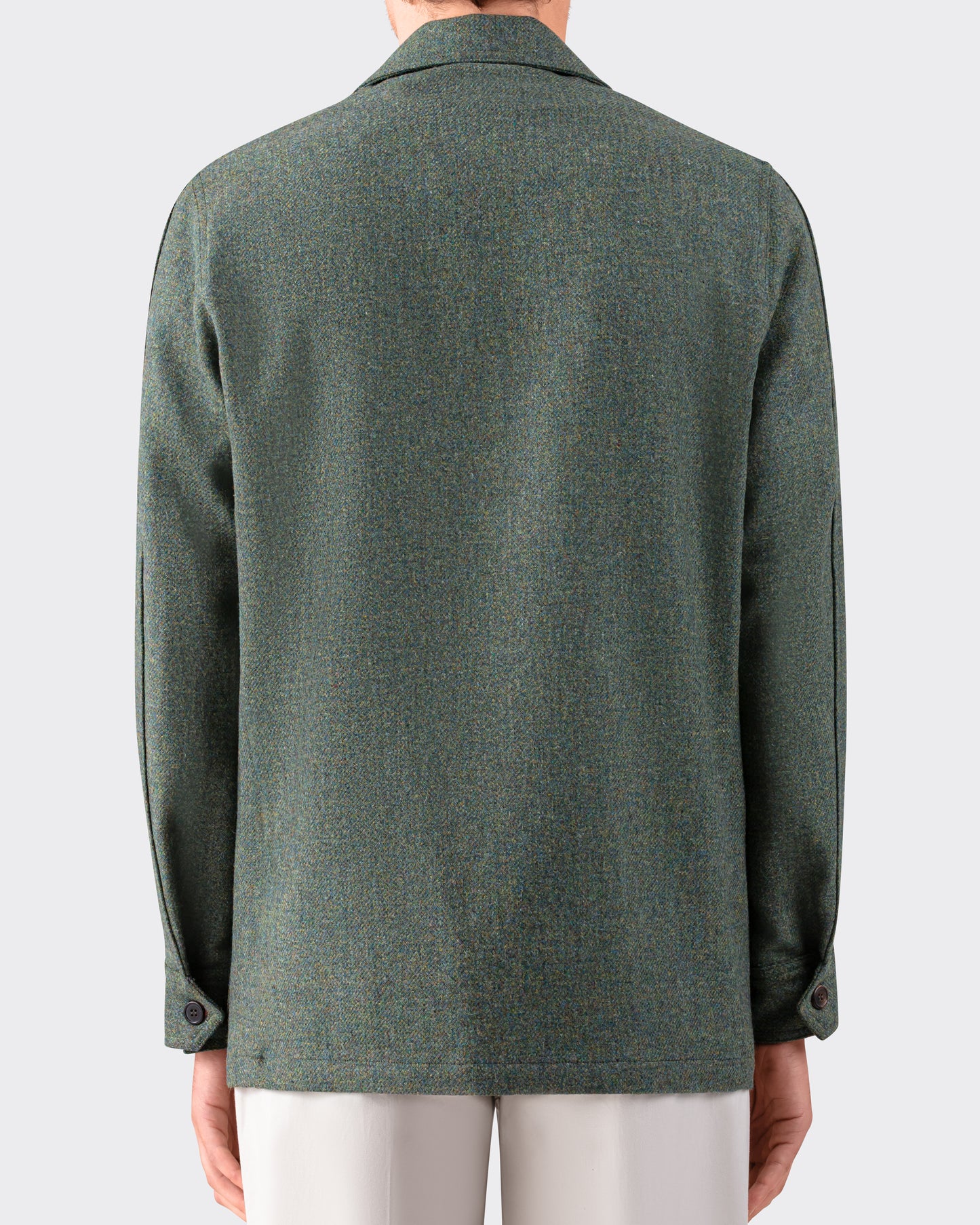 Teba Jacket en Tweed : Vert Empire