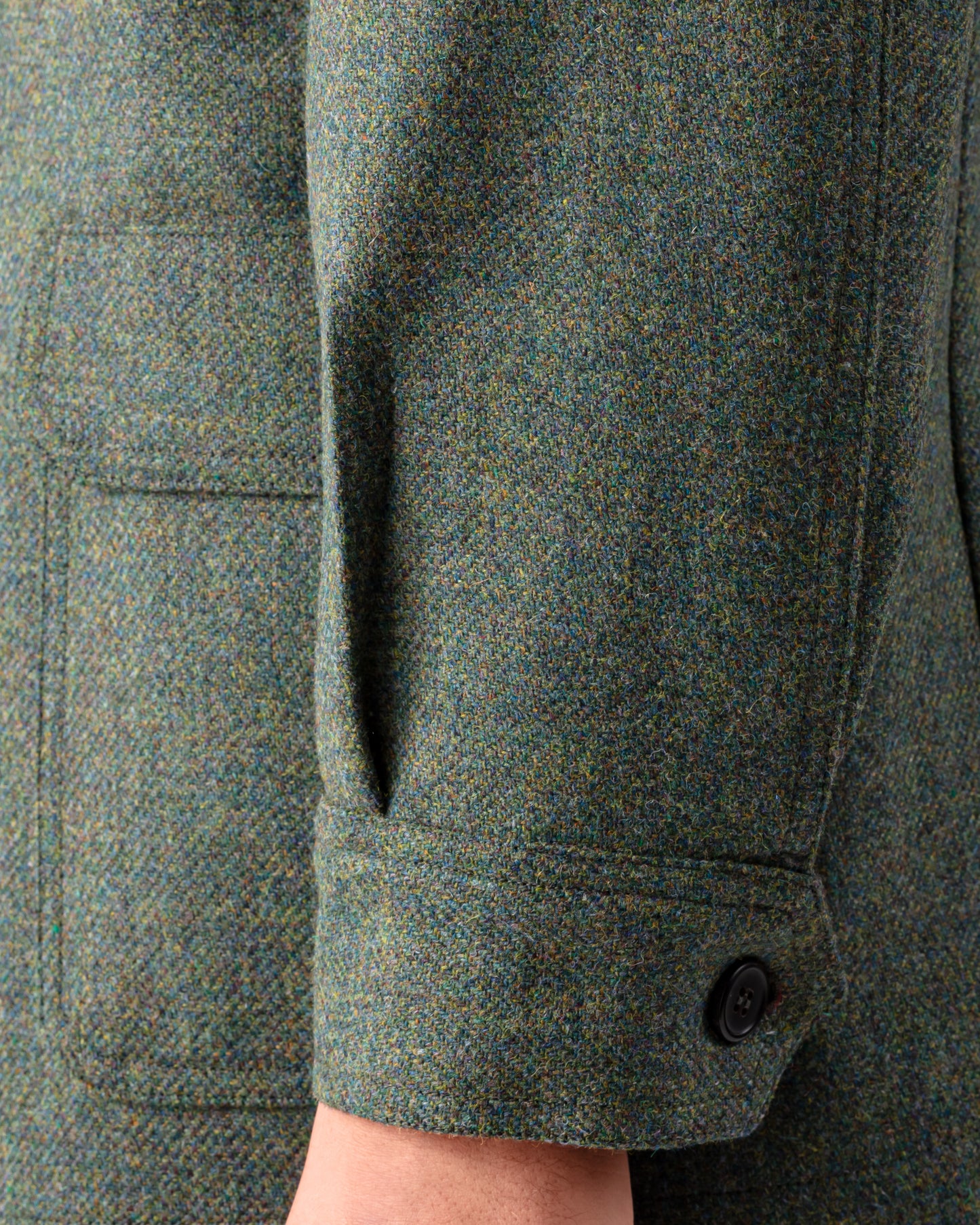 Teba Jacket en Tweed : Vert Empire