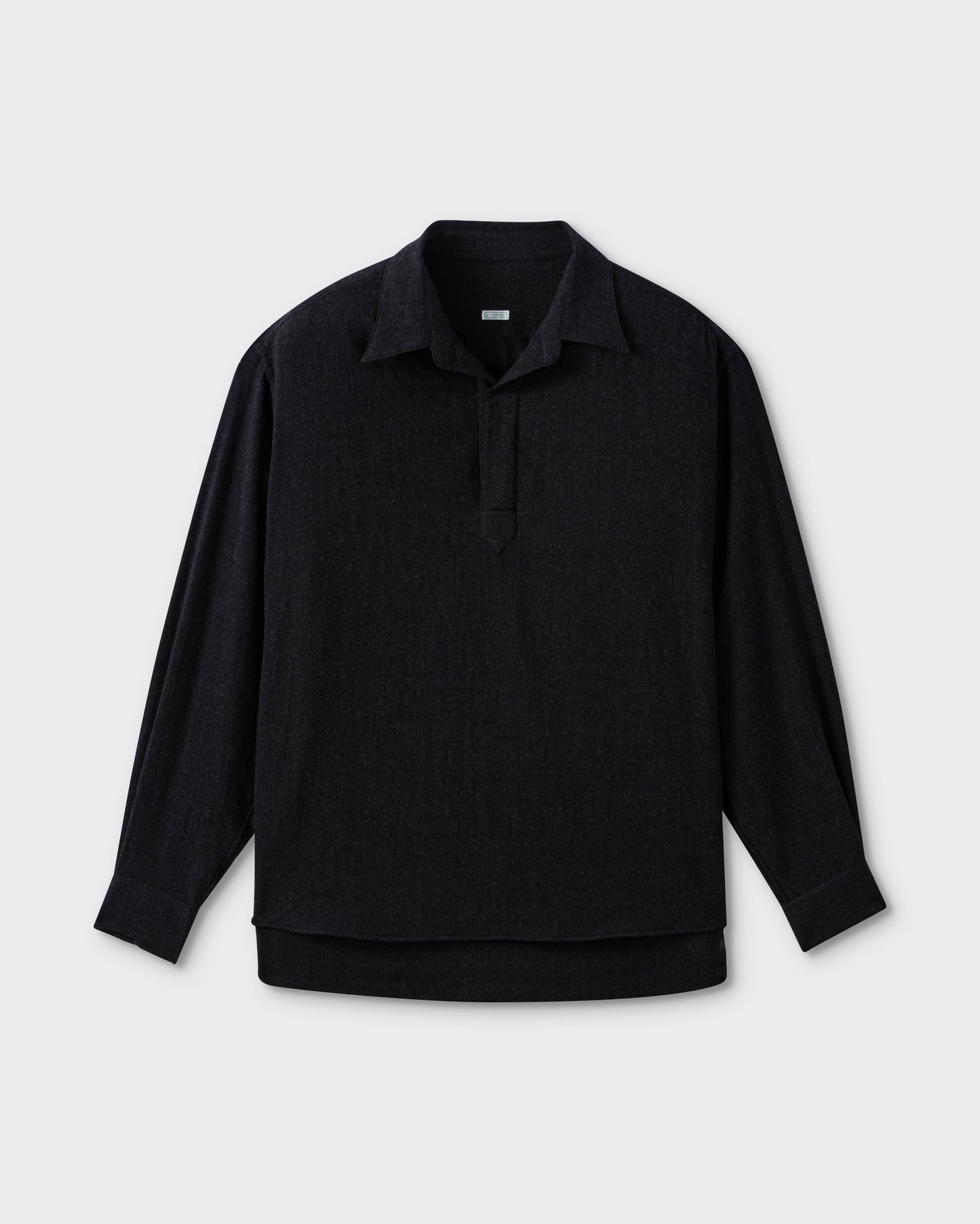 Vareuse en Flanelle de Laine : Gris Foncé