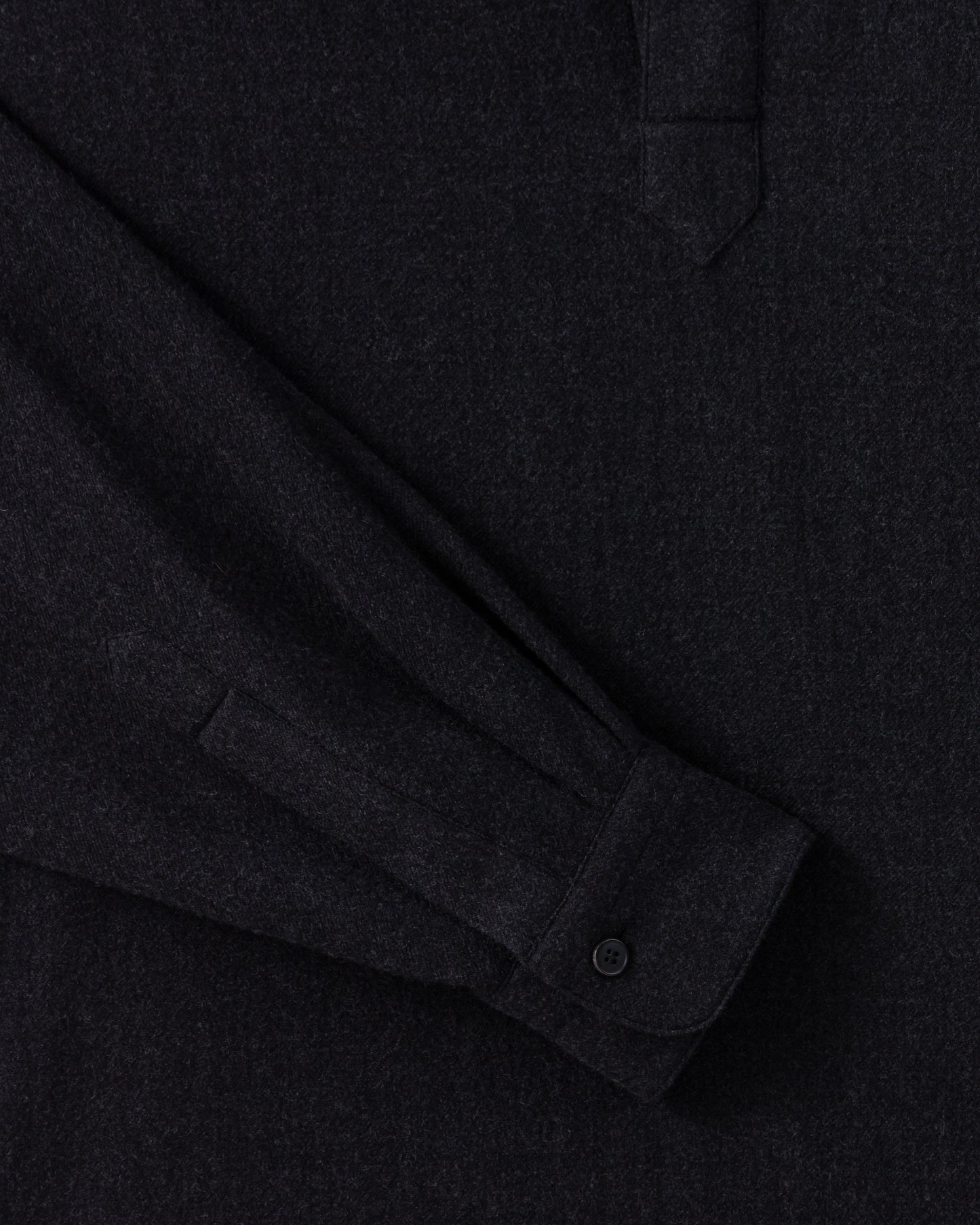 Vareuse en Flanelle de Laine : Gris Foncé