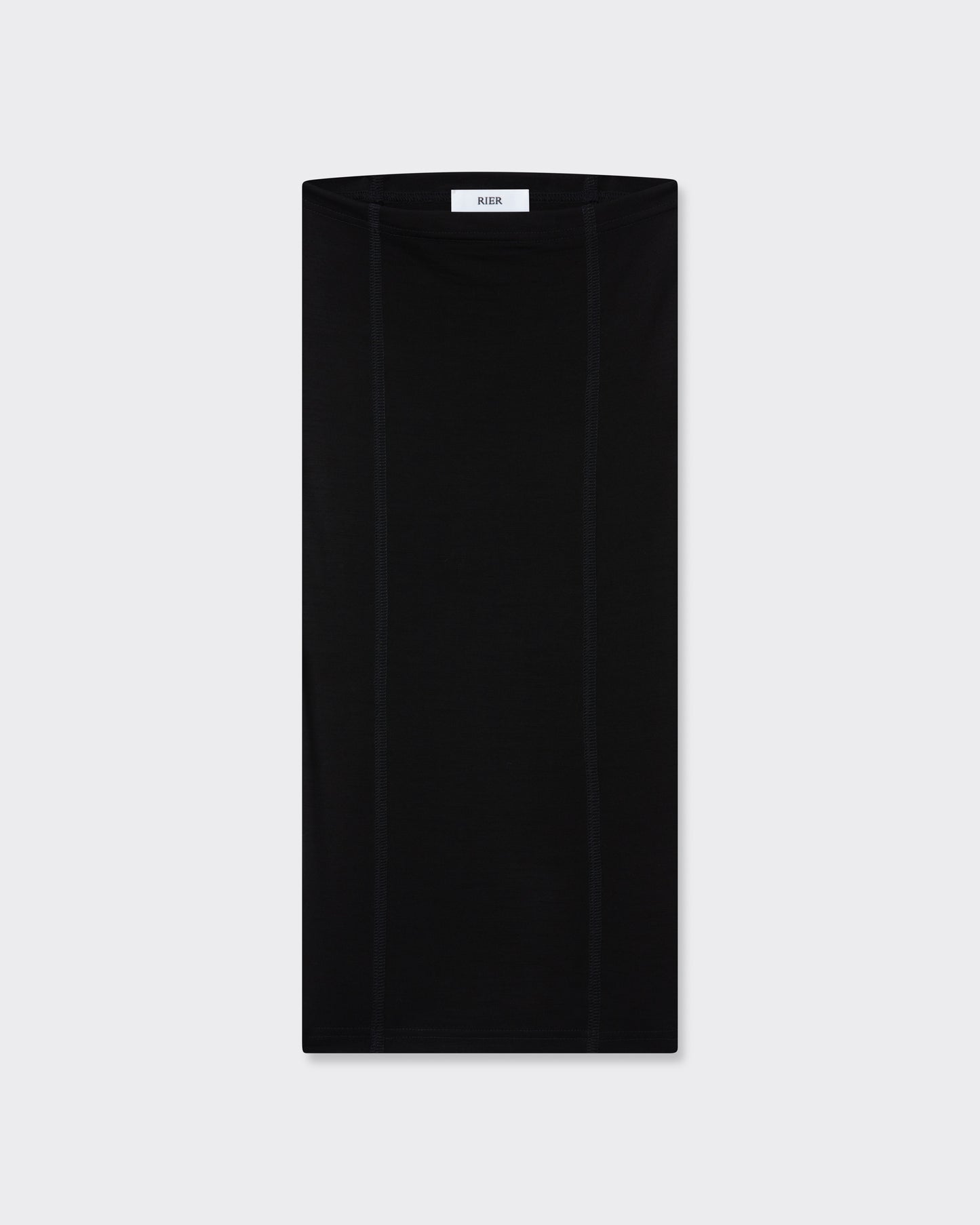 Wool Jersey Neck Warmer : Black