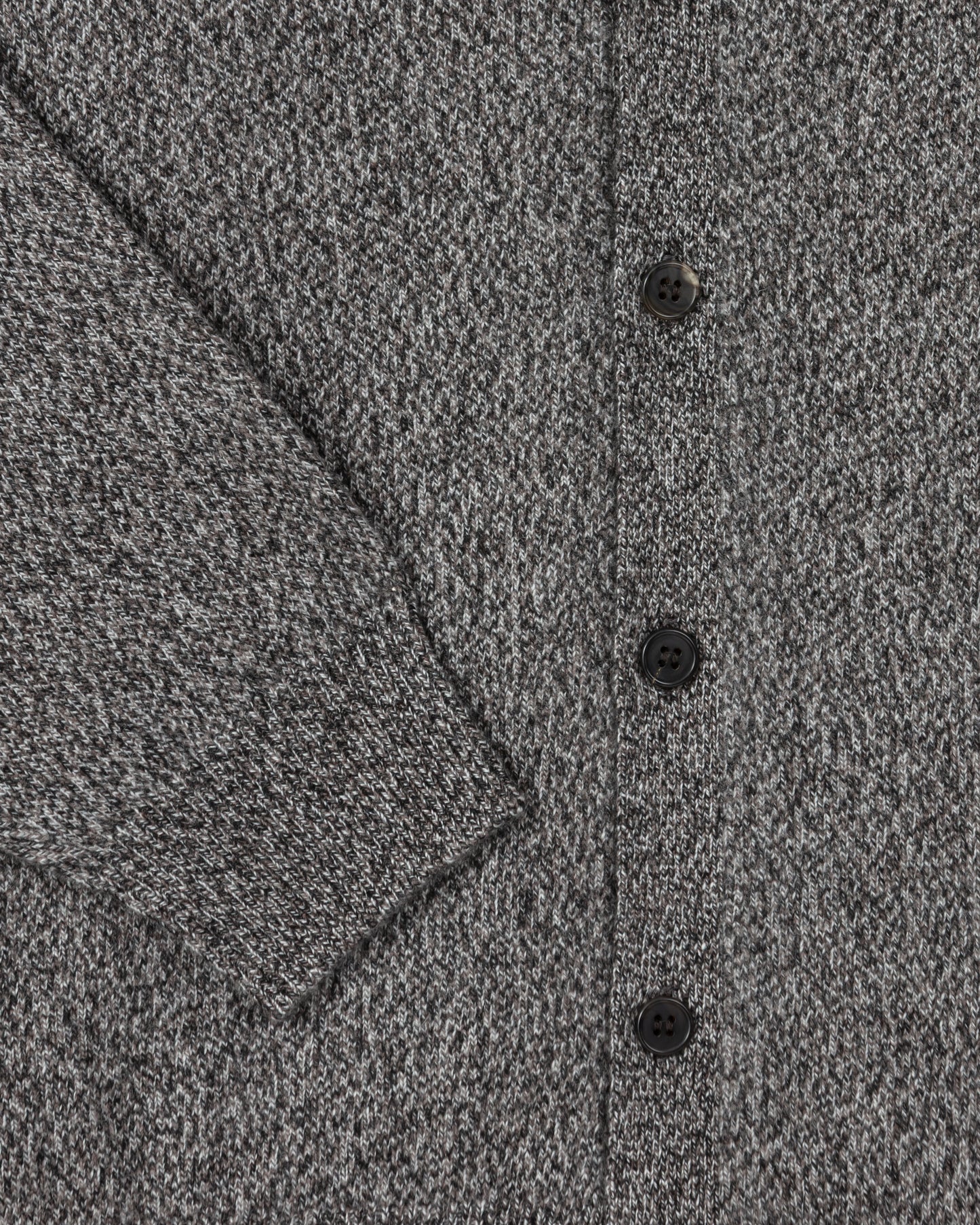Cardigan en Cachemire : Marron Chiné