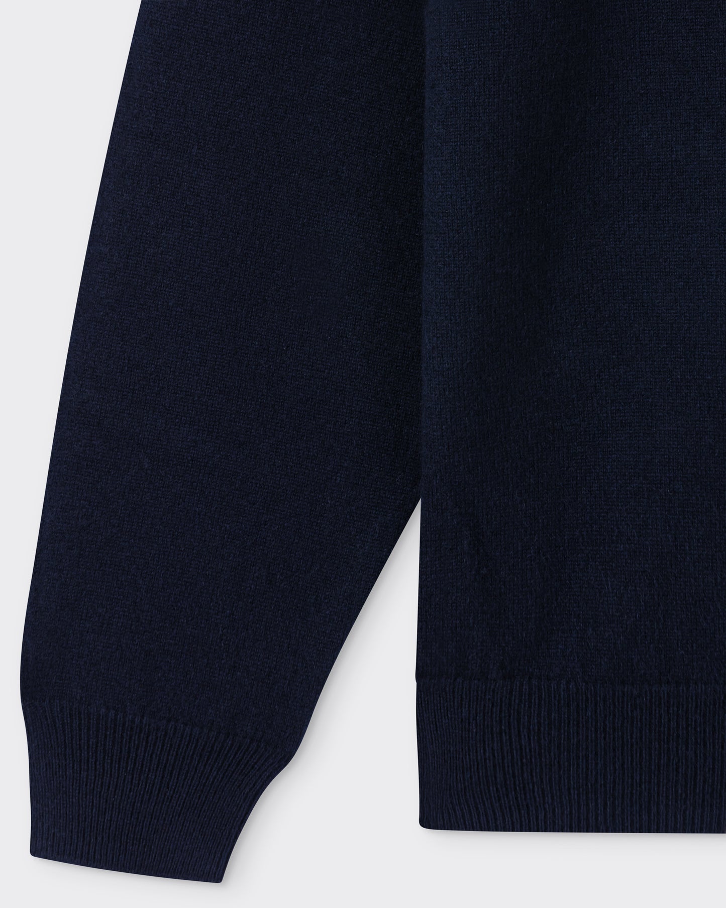 Pull Col Rond en Cachemire : Marine