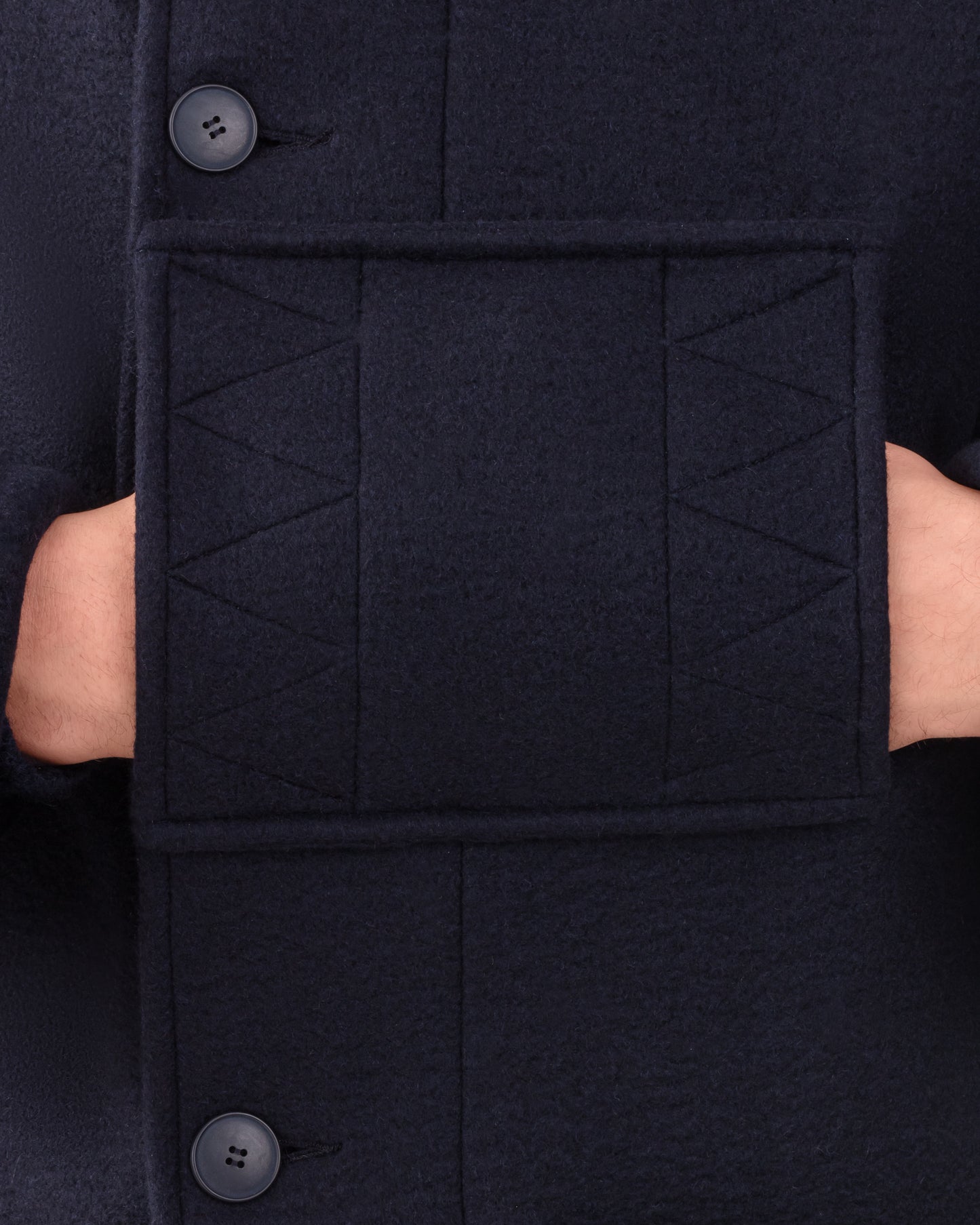 Cashmere “City” Kabig : Navy