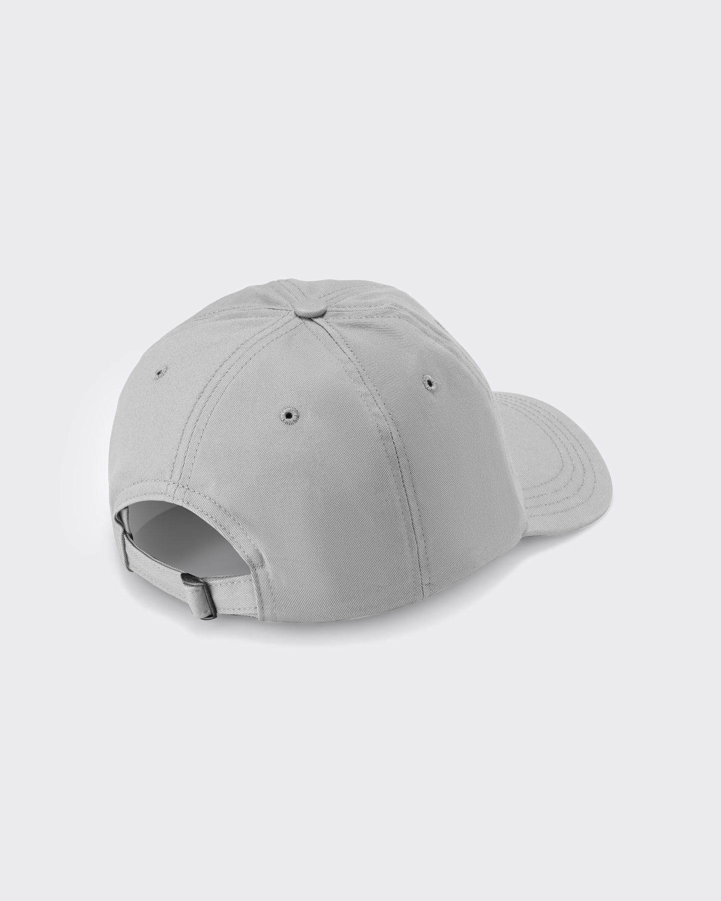 Baseball Cap: Pearl Grey/Navy
