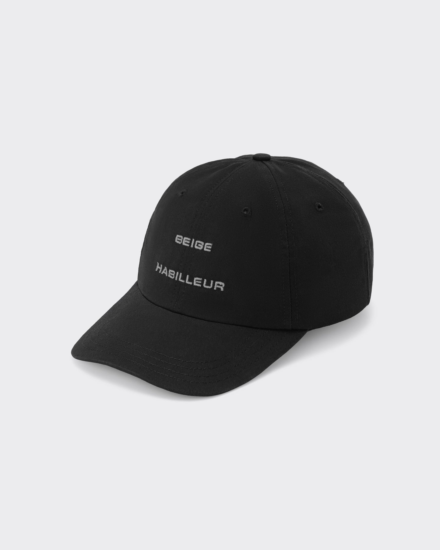 Baseball Cap: Black/Pearl Grey