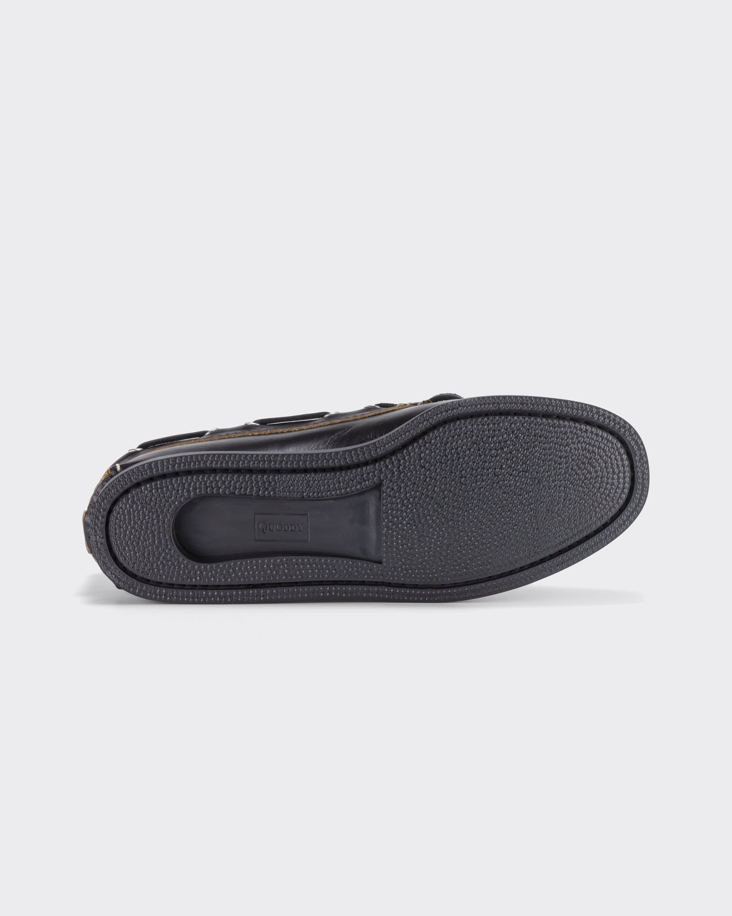 Chaussures Canoë en Cuir Horween : Noir