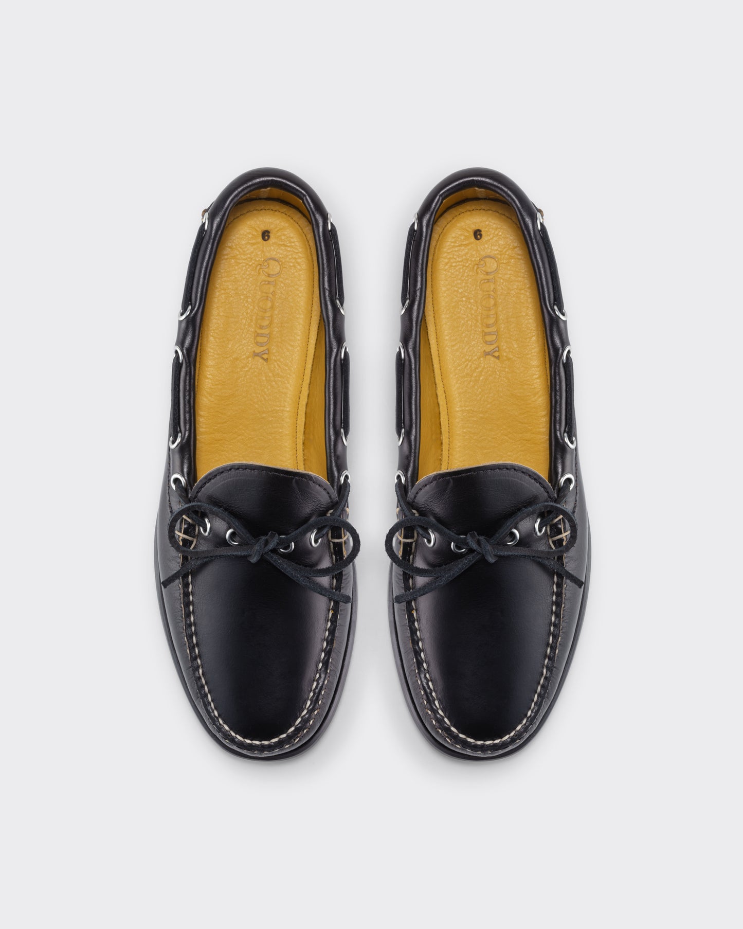 Horween Chromexcel Canoe Shoes : Black