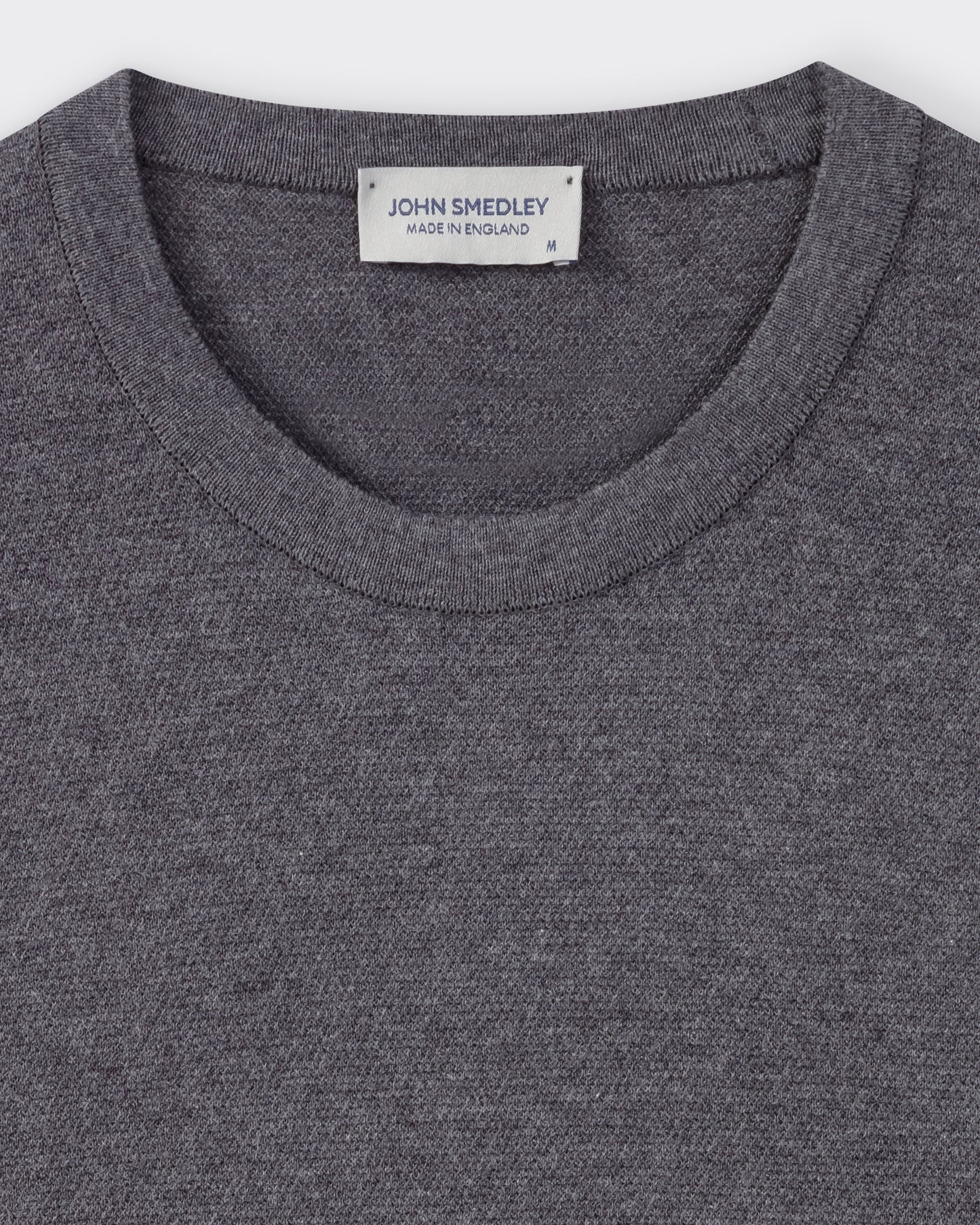 Textured Cotton T-shirt : Grey