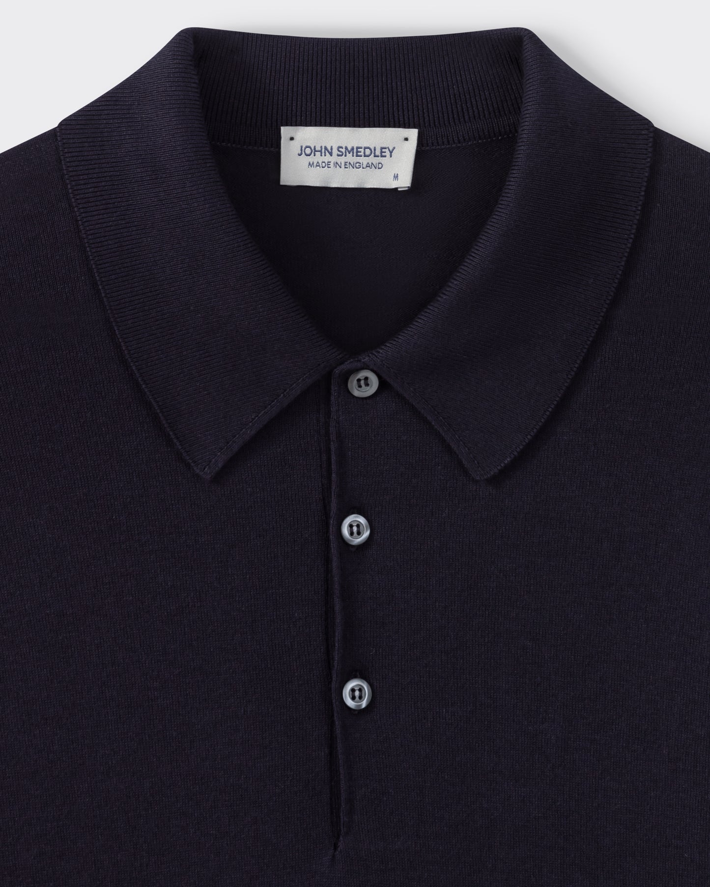 Polo Manches Longues Coton : Marine Foncé