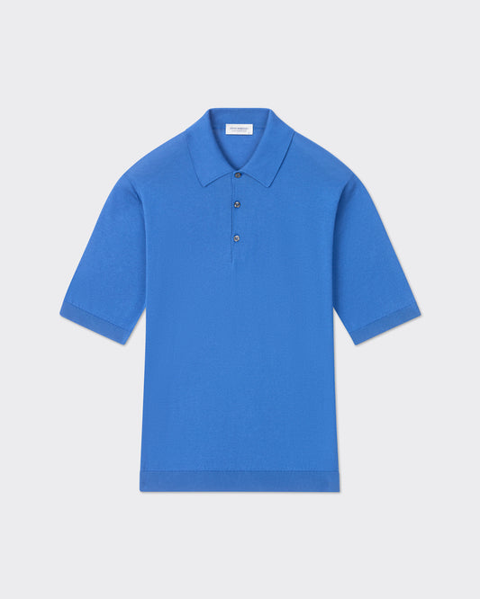 Polo Manches Courtes Coton : Bleu Roi