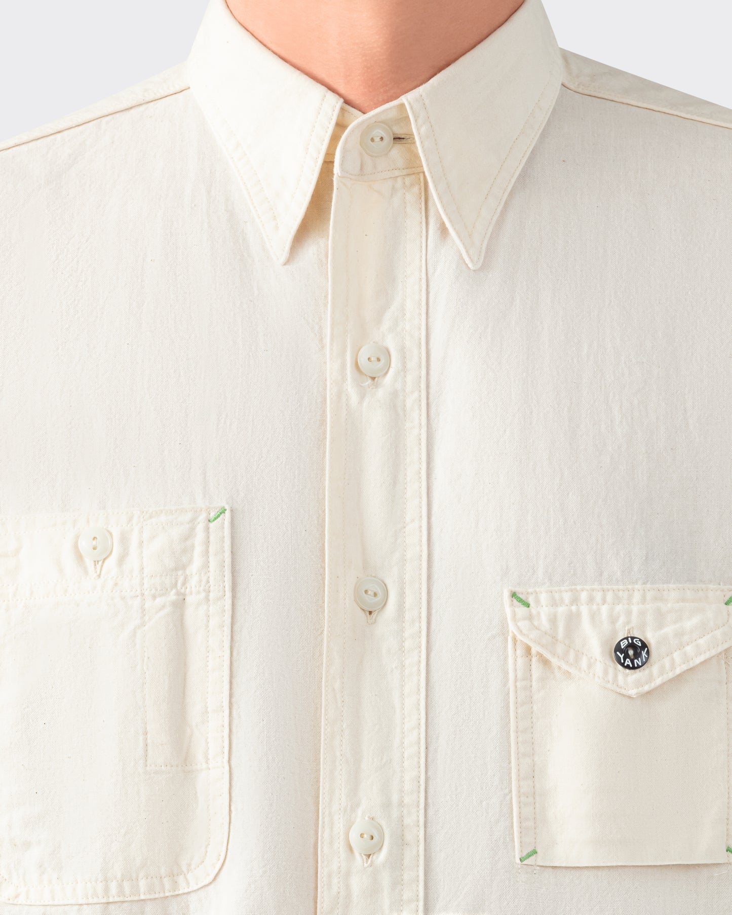 1935 Chambray Shirt : Natural