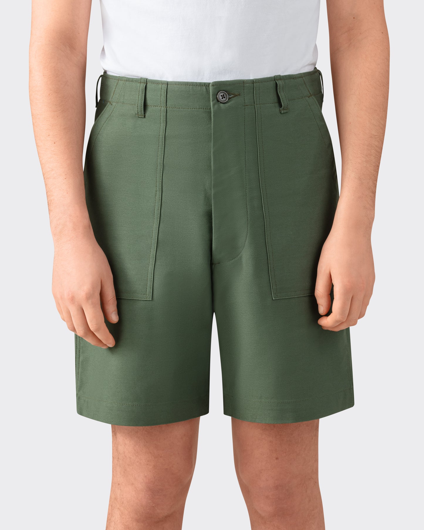 1961 Utility Sateen Short : Olive