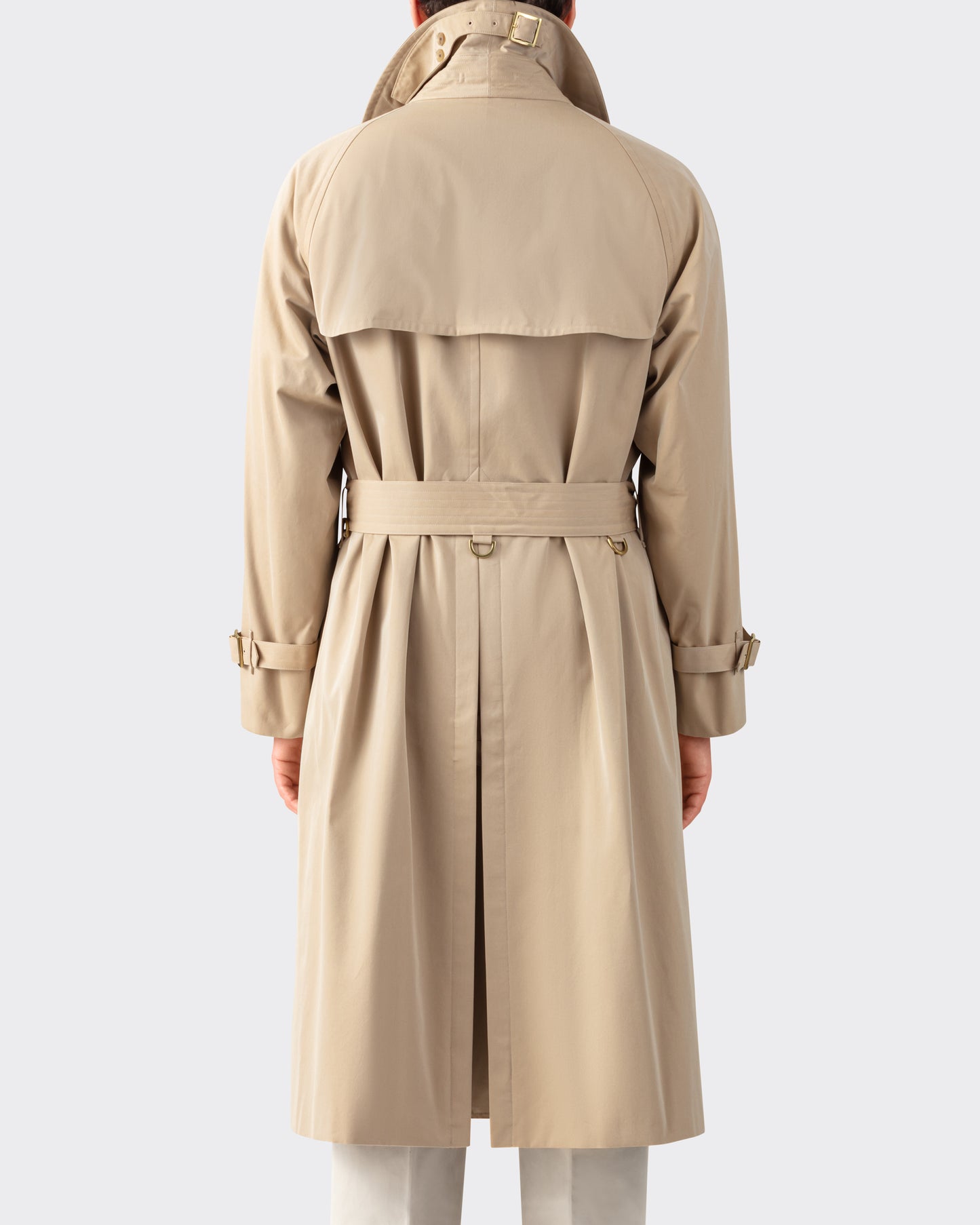 Trench « AL II » Gabardine de Coton : Beige