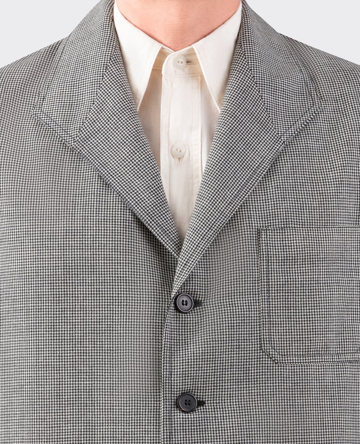 Puppytooth Fresco Teba Jacket : Greige/Black
