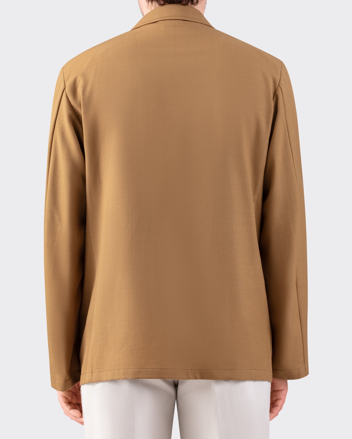 Veste Mod.6-B "WORKDRESS Blazer" en Twill de Laine : Marron Alezan