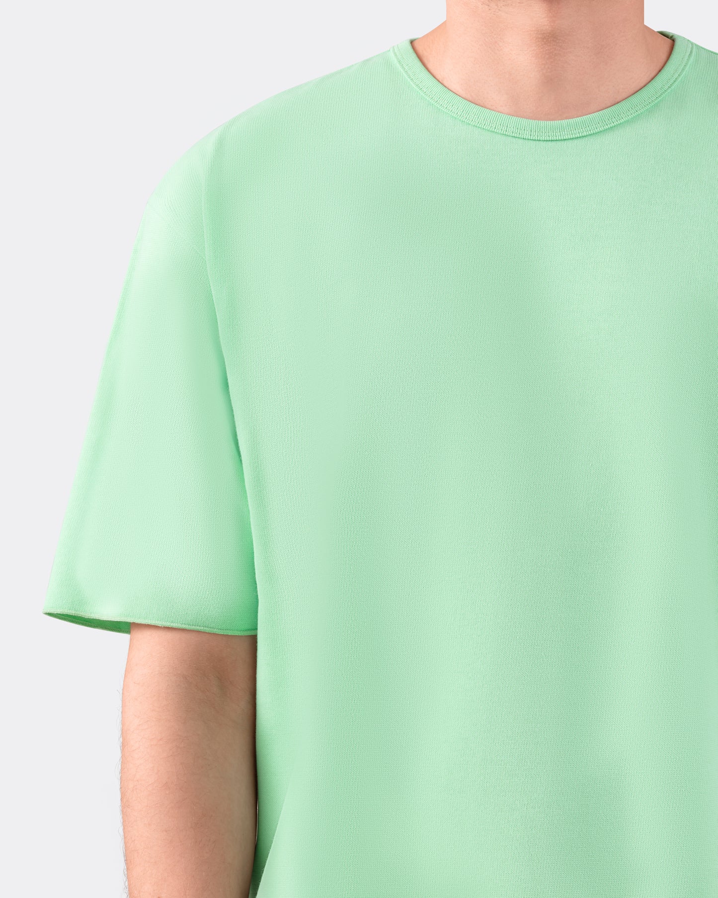 T-shirt “Pontus” Maille Rachel : Vert Citron