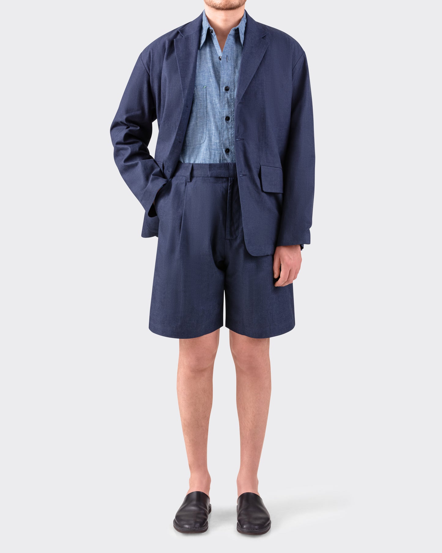 "Sport" Cotton Denim Jacket : Indigo
