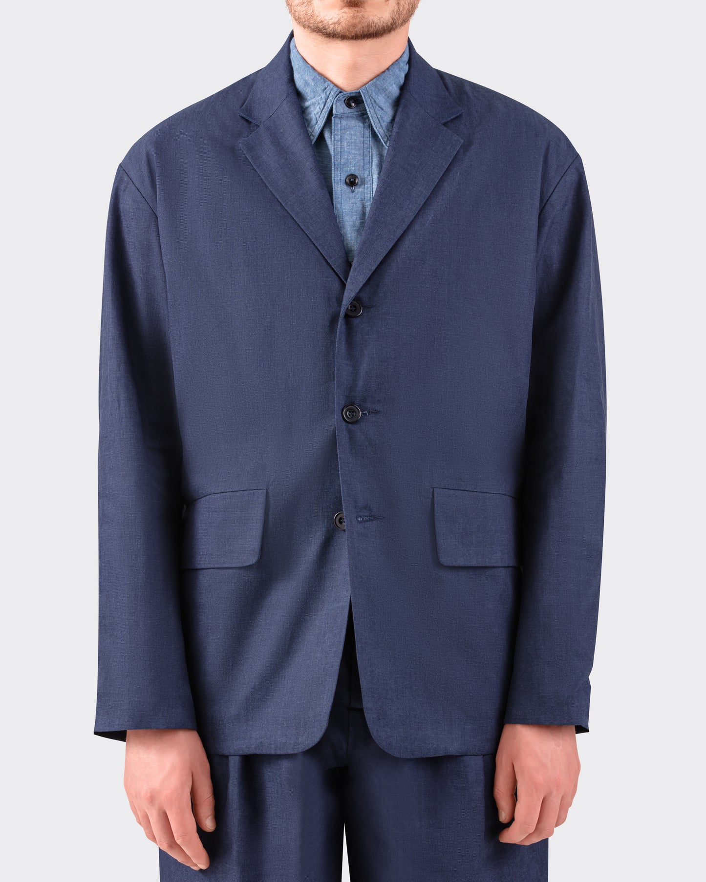 "Sport" Cotton Denim Jacket : Indigo