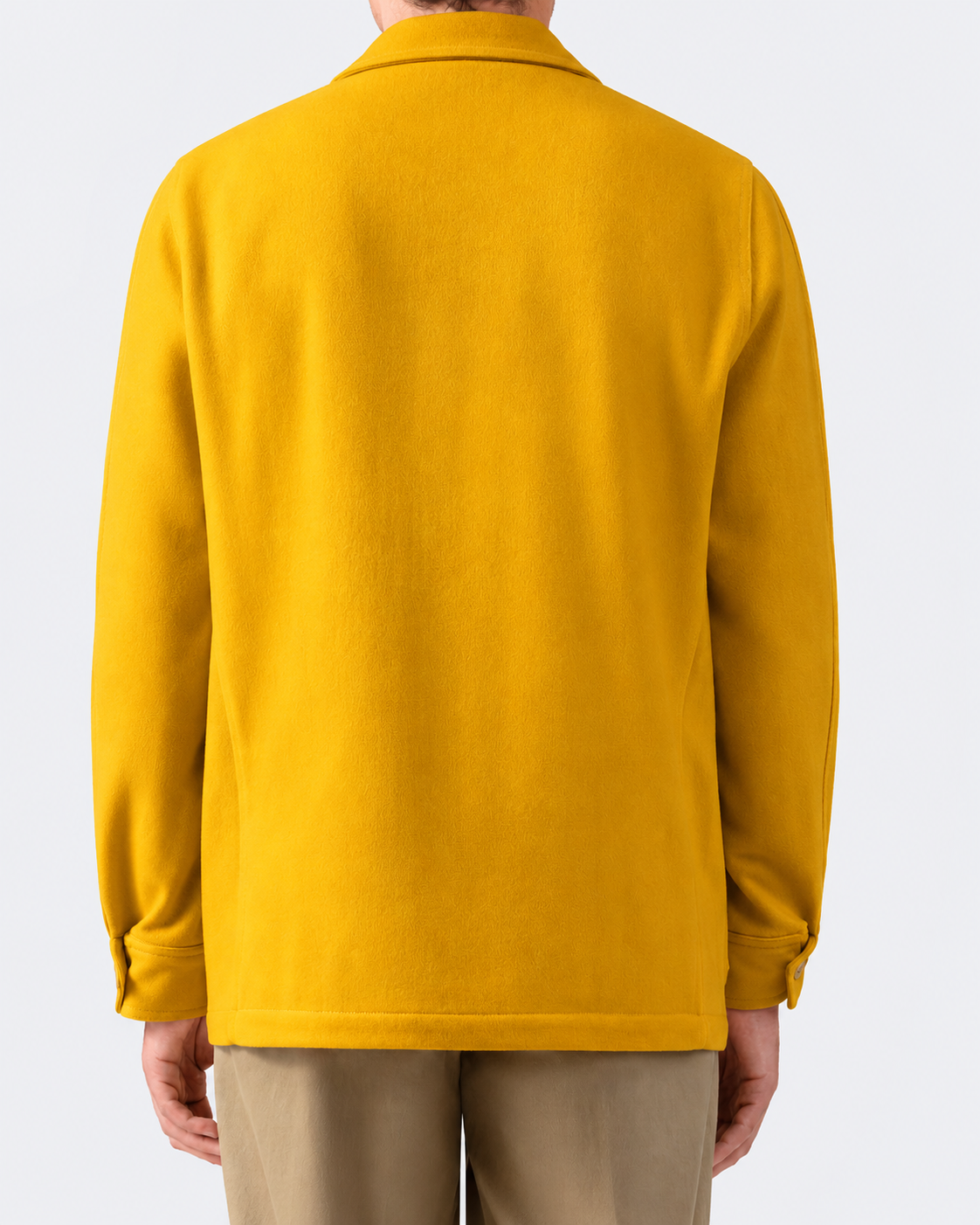 Merino Wool Teba Jacket : Mustard Yellow
