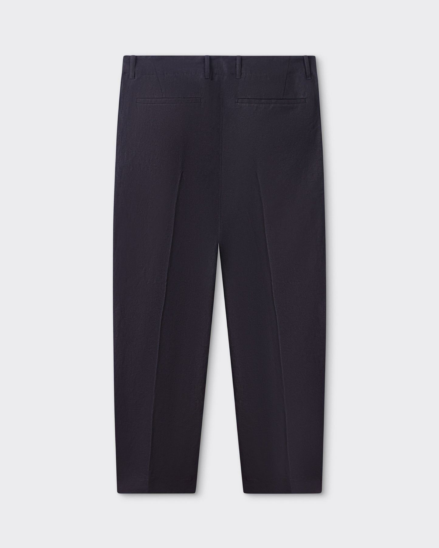 Linen "Fox P" Trousers : Black