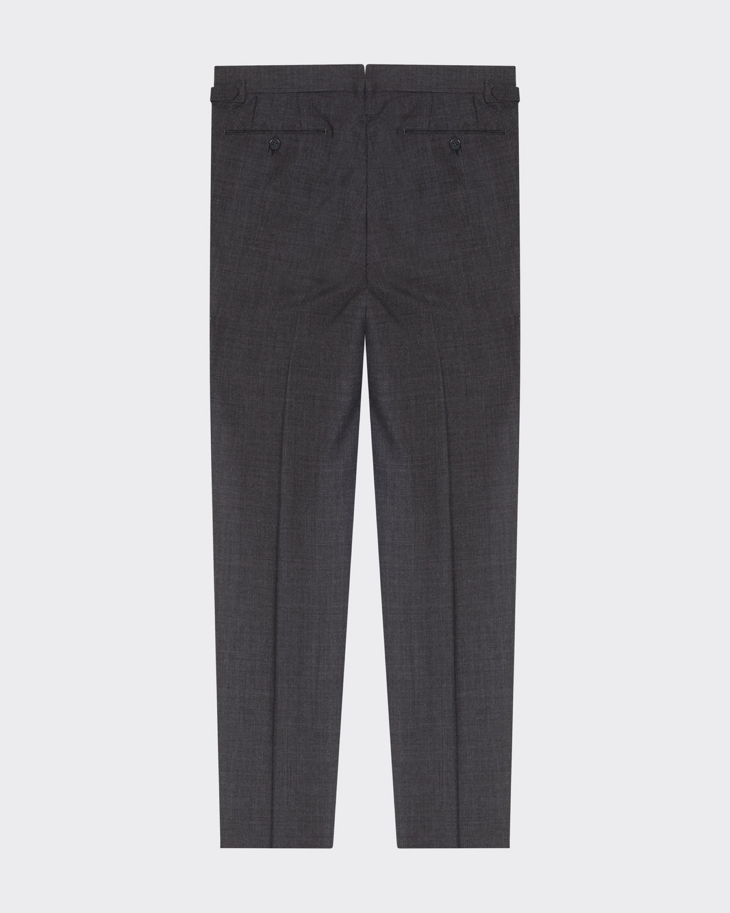 Pleated Fresco Trousers : Dark Grey