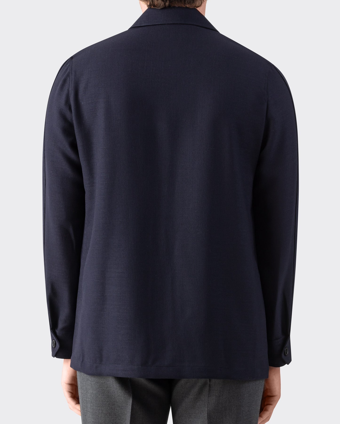 Teba Jacket NAVY — back view