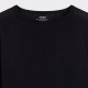 T-shirt Raglan en Laine Mérinos : Noir