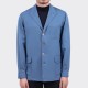 Teba Jacket Gabardine de Laine : Bleu de France