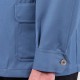 Teba Jacket Gabardine de Laine : Bleu de France