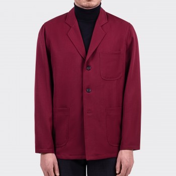 Sofá Jacket Gabardine de Laine : Bordeaux